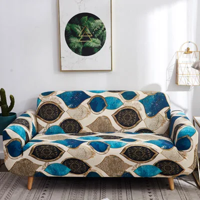 Geometric patterns Sofa Cover Slipcover Sofa for sofa towel Living Room Furniture Protective Armchair couches sofa 1/2/3/4 /1pcs - Color: 11