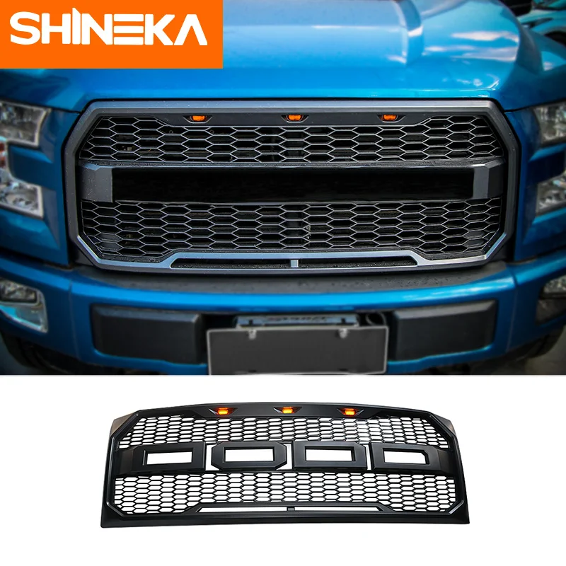 2015 Ford F150 Grill >> Shineka Front Racing Grille Raptor F150 Grills Front Bumper Mask Fit For Ford F 150 2015 Grill Accessories 2015 Ford F150 Grill >> Shineka Front Racing Grille Raptor F150 Grills Front Bumper Mask Fit For Ford F 150 2015 Grill Accessories