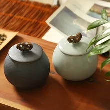 Китайский керамический чайник герметичный чайник ru печь хранение чая горшок tieguanyin pu 'er чайник