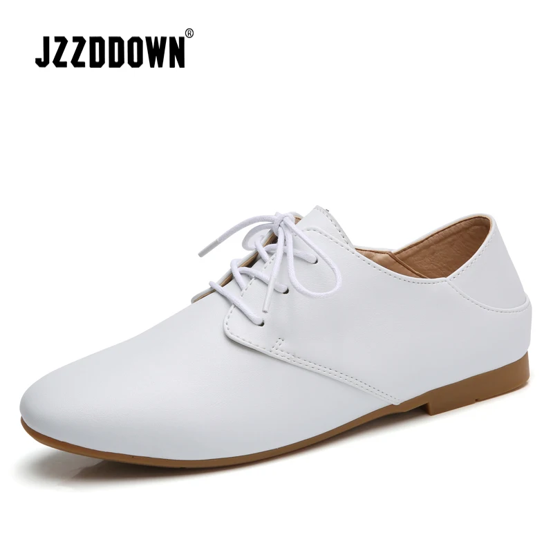 

Women Oxford Shoes Spring Microfiber Casual Leather Shoes Ladies Loafers Shoe 2018 Autumn Fashion Low Heel Footwear