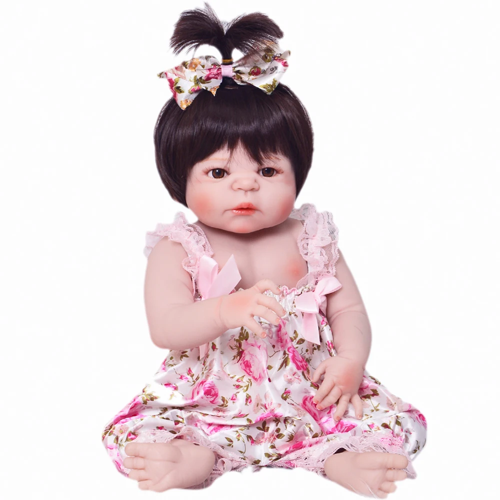 Горячая Reborn Baby Dolls Реалистичная девочка принцесса 23 дюймов Детские куклы Reborns малыш bebe моющаяся игрушка для детей Подарки