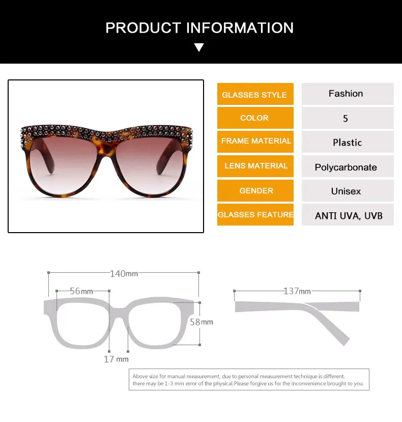 Vintage Design Flat Top Sunglasses Fashion Women Oversized Square Sun Glasses Eyewear Shades UV400 Gafas Oculos de sol