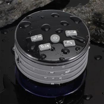 

Portable Bluetooth Speaker IP67 Bathroom Waterproof Outdoor Speaker Colorful LED For Smart Phone Simple And Fashion R0422