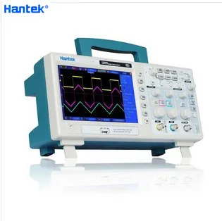Hantek DSO5102B цифровой запоминающий осциллограф 2CH 100 МГц 7 дюймовый настольный Scopemeter 1 м глубина памяти 1GSa/s частота дискретизации