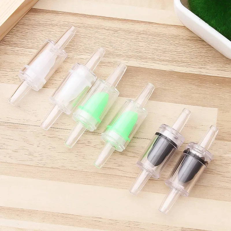 

1Pcs Useful One Way Non-Return Check Valve Aquarium Air Pump Accessories Compatible with 4mm Air Pipe 3 Color Function Great