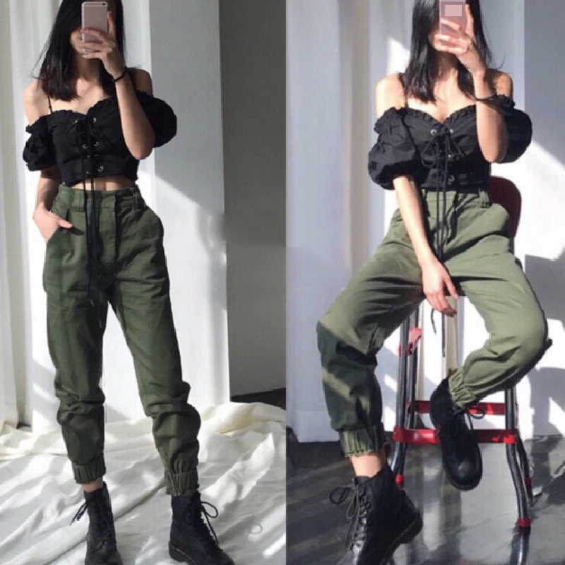 FLORATA Ins/Стильные штаны шаровары для ног женские весенние Новые поступления
