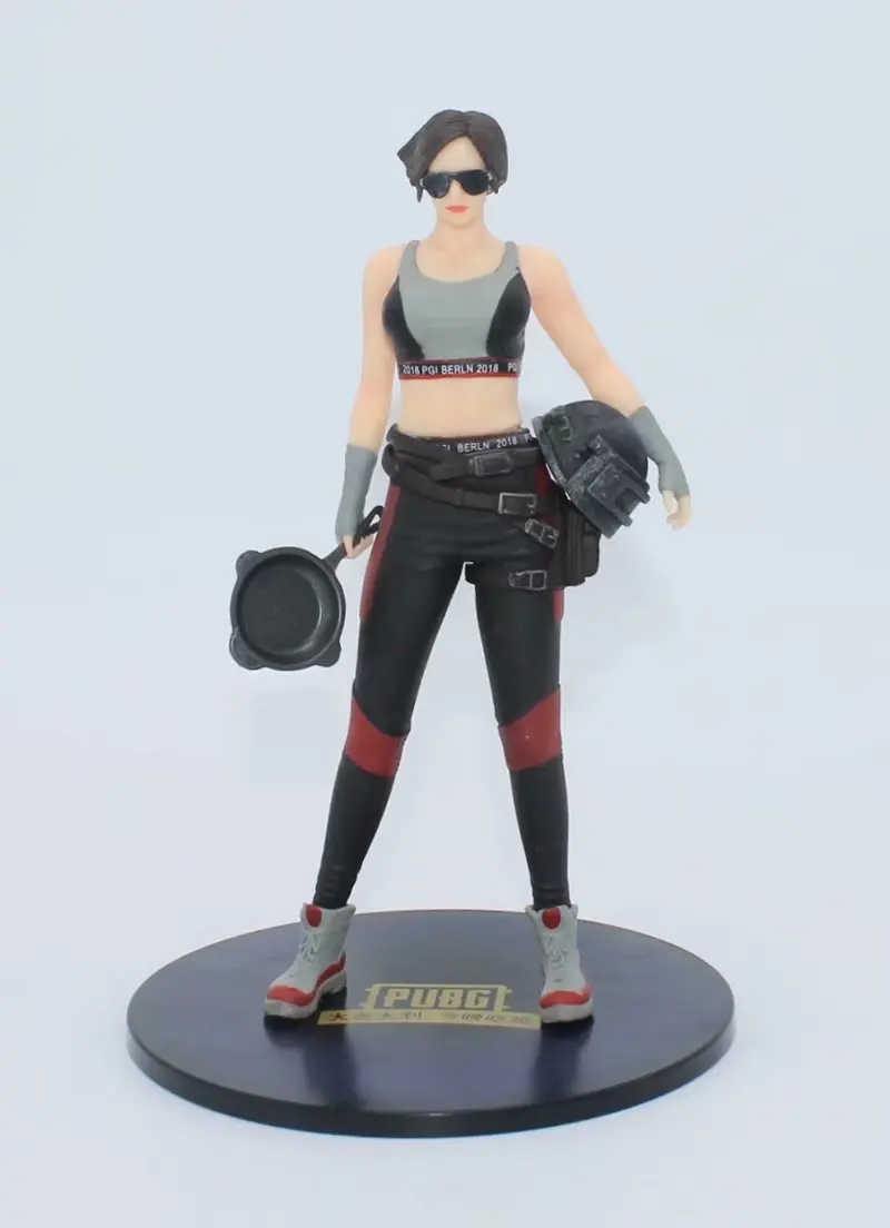 

Game Playerunknowns Battlegrounds PUBG Spot to Eat Chicken Tonight Girl Figure Toys
