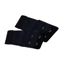 Черные Бюстгальтеры, удлиняющие ремни, удлинение пряжки, 2 ряда, 2 крючка, застежка, ремни, инструмент для шитья, нижнее белье, аксессуары, Прямая поставка