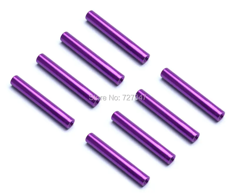 

8pcs M3*35mm Purple / Red Aluminum Standoff For QAV250 Martian190MM / 230MM /255MM RC Multirotors