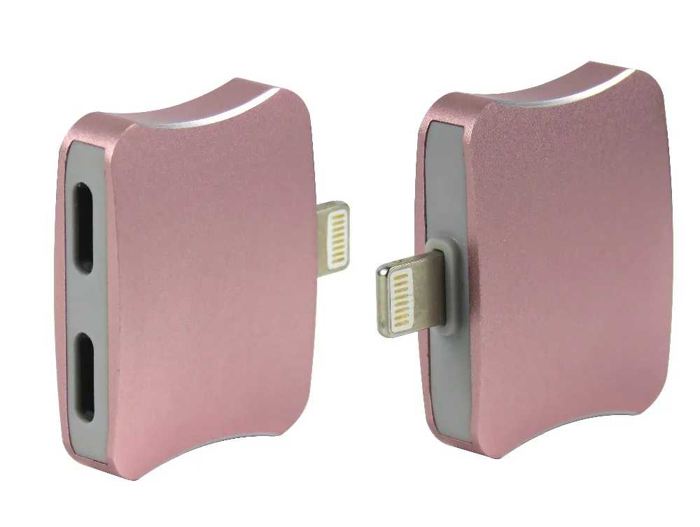 2pcs pink iphone charger