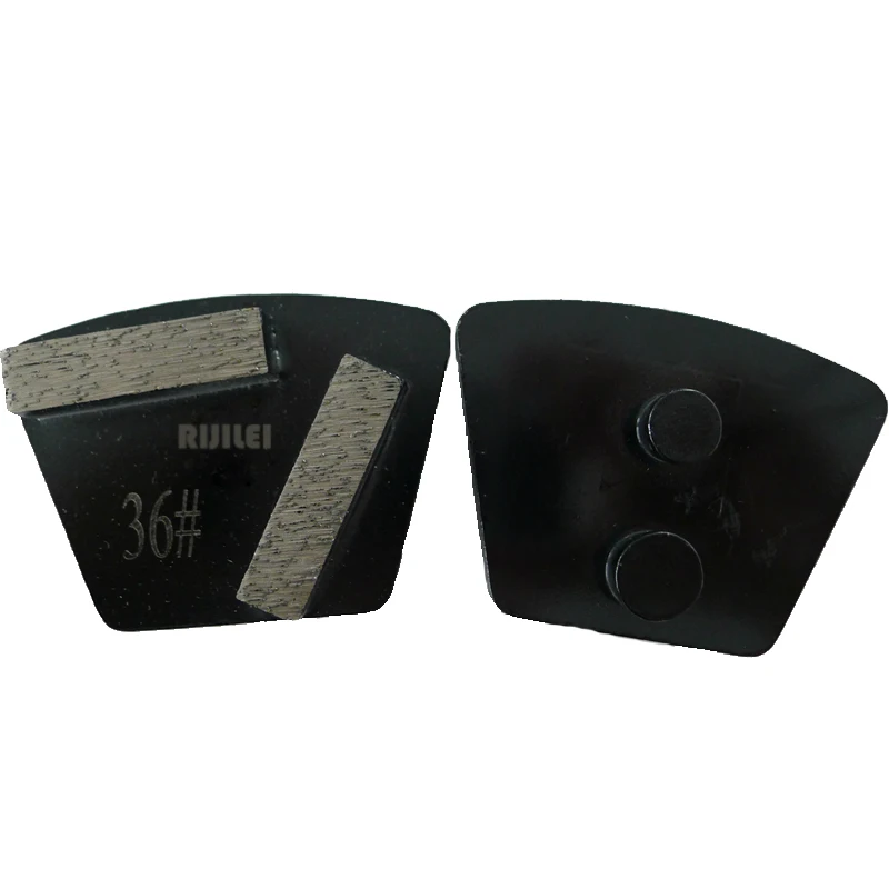 RIJILI 12PCS/Set Trapezoid Redi-lock Grinding Disc Concrete Floor Diamond Grinding Plate marble Diamond grinding shoes P40B RIJILI 12PCS/Set Trapezoid Redi-lock Grinding Disc Concrete Floor Diamond Grinding Plate marble Diamond grinding shoes P40B
