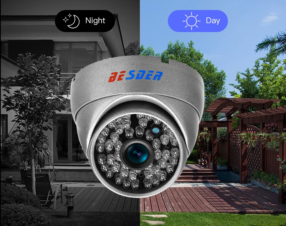 Besder 1080P SONY STARVIS IP камера ночного видения H.265 металлический корпус CCTV домашняя камера безопасности 2MP IMX 307 камера ONVIF 2,0 XMEye