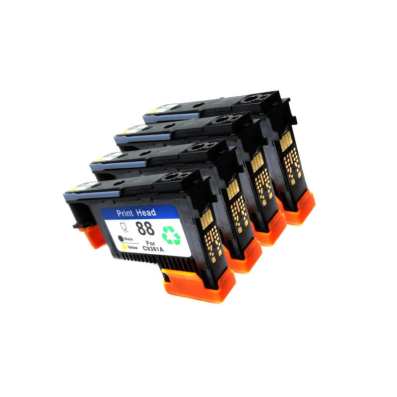 4X 88BY печатающей головки совместимы для hp88 C9381A C9382A для PRO K550 K8600 K8500 K5300 K5400 L7380 L7580 L7590 принтер
