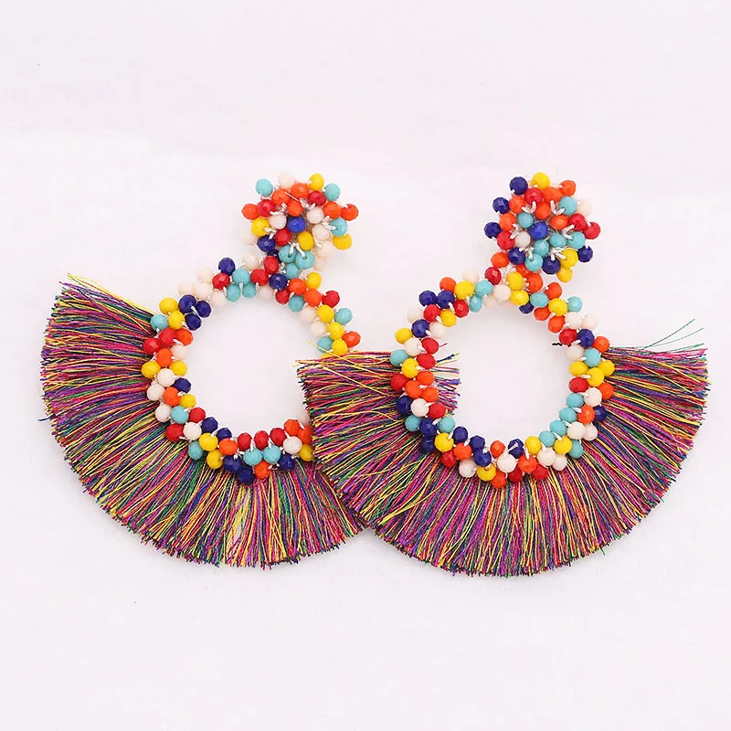 Tassel Earrings For Women big earrings for women coloful Earrings statement earrings