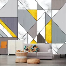 Современный минималистский геометрический Джаз белые мраморные золотые линии фон настенная бумага s для гостиной стены 3D обои