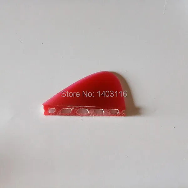 

pure red color surfboard K V S fins