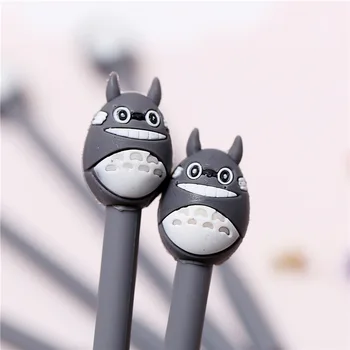 

12 pcs/Lot Kawaii cartoon gel pen My Neighbor Totoro Black ink signature pens Stationery Zakka Canetas Office school supplies