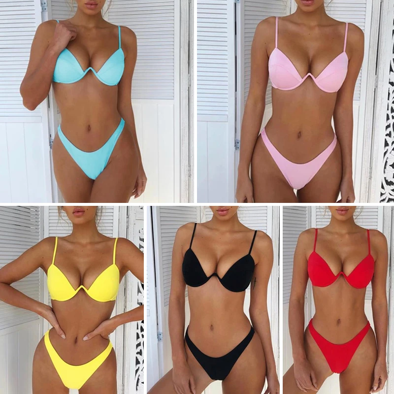 Misswim сексуальный пуш ап бикини 2019 микро бразильский купальник женский