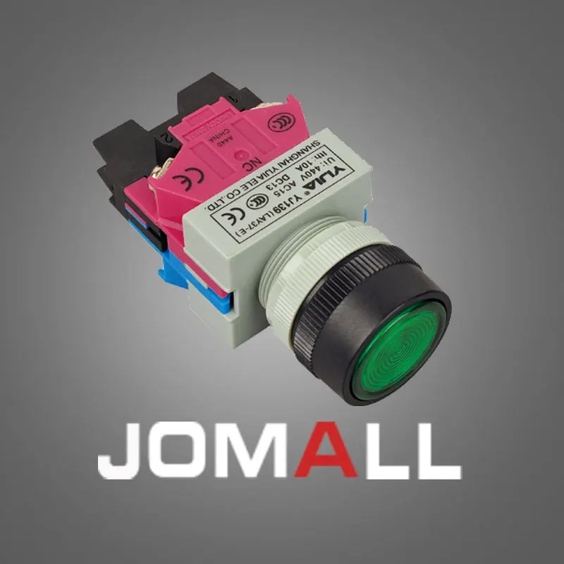 

LAY37-E-11DN illuminated momentary push button switch