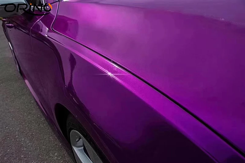 Glossy Metallic Dark Purple Vinyl Film-5