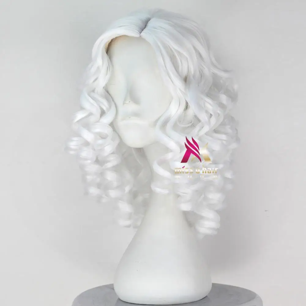 Miss u cabelo sintético menina curto encaracolado