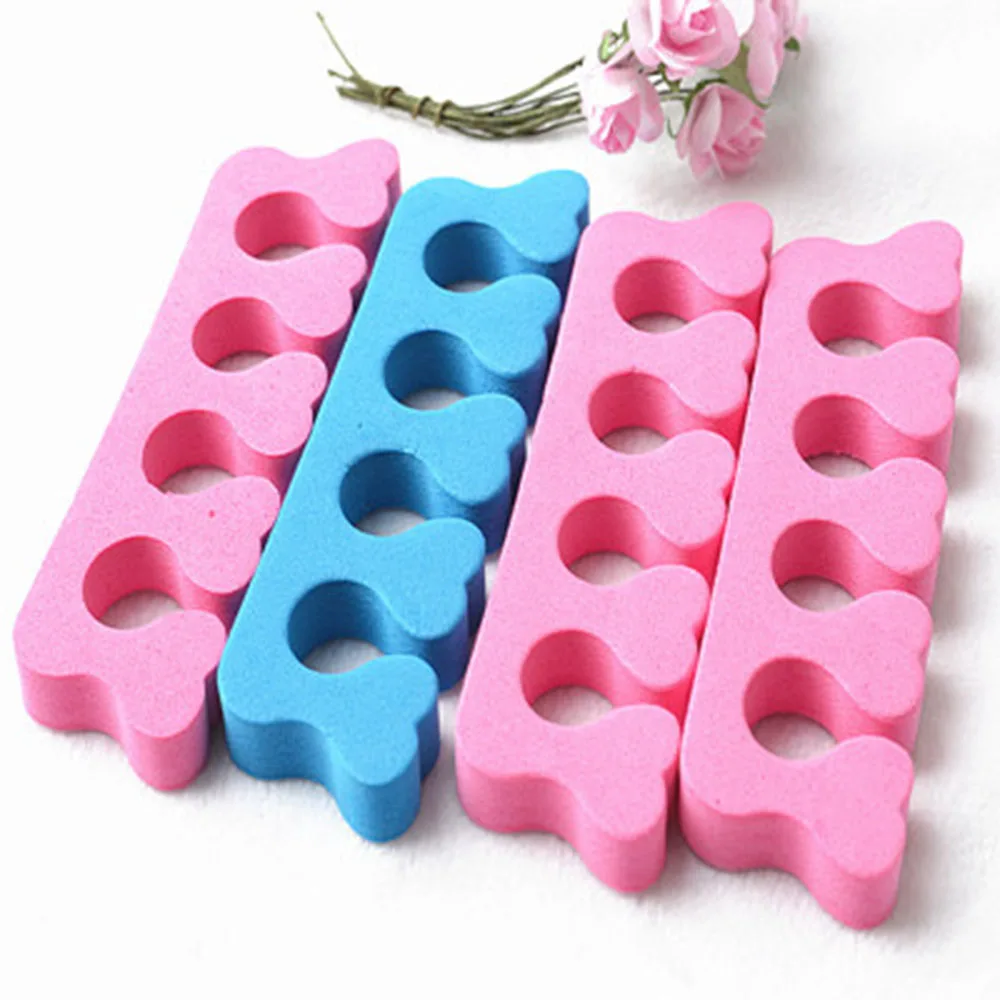 2pcs Soft Foam Sponge Toe Separator Finger Nail Art Tools Feet Care Manicure Pedicure | Красота и здоровье