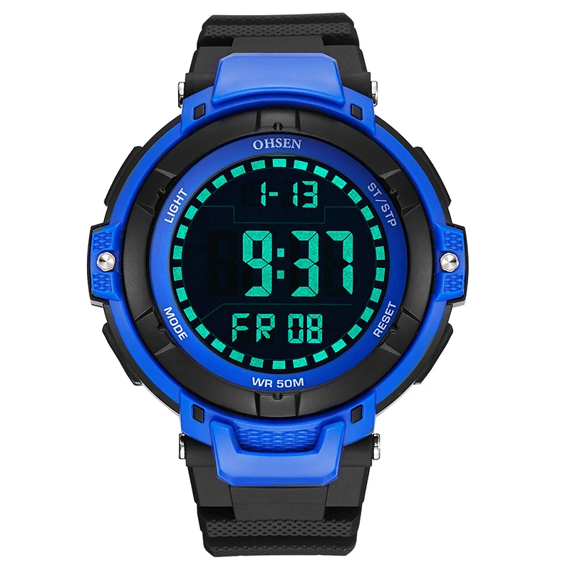 

Fashion Men Sports Watch Men Digital LED Waterproof Outdoor Date Day Alarm Function Wristwatches