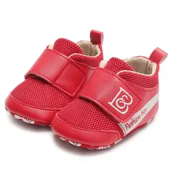 Для маленьких мальчиков обувь Prewalker кроссовки новорожденных Мокасины первые ходоки PU кожаные маленьких кроватки обувь