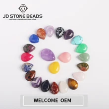 Кабошон в форме капли оникса агата смешанного цвета размер прозрачный кристалл Кабошон Камея для Diy изготовления ювелирных изделий может OEM JD каменные бусины