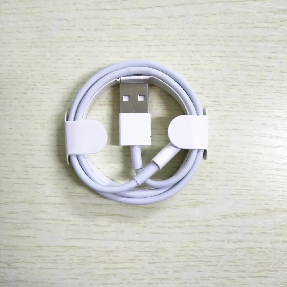 

10Pcs/lot,Newest AAAAA+ quality E75 Chip Cable OD 3.0mm For iPhone 8 7 SE 5 5S 6 6s plus iPad ,with retail box