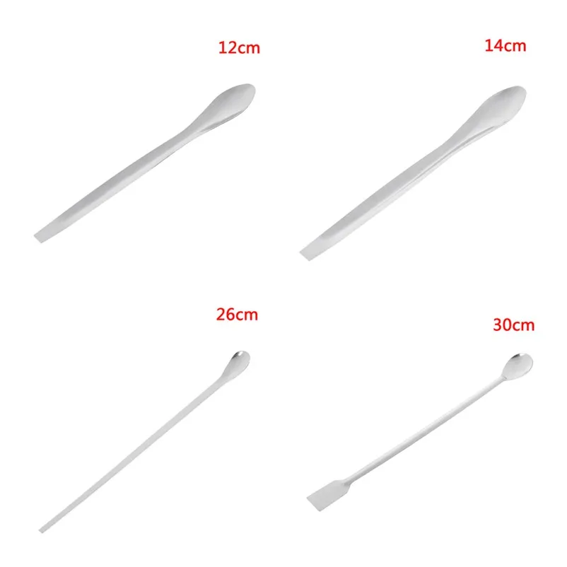 

1pc Spoon Medicinal ladle with Spatula Length Laboratory Supplies 12/14/26/30cm