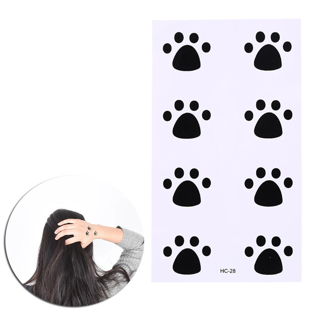 Autocollant De Tatouage Temporaire Joli Motif De Chien Et Chat Motif Imprime Pour Enfants Maquillage Pour Femme 9c1dcf5 Cdiscount Au Quotidien