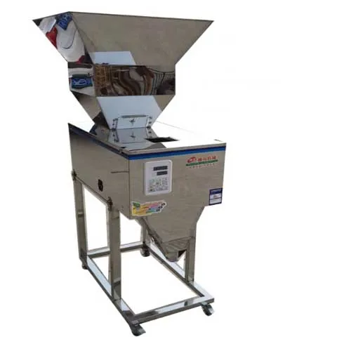 

Food automatic weighing racking machine Granular powder medicinal packing machine big hopper filling machine 20-2500g