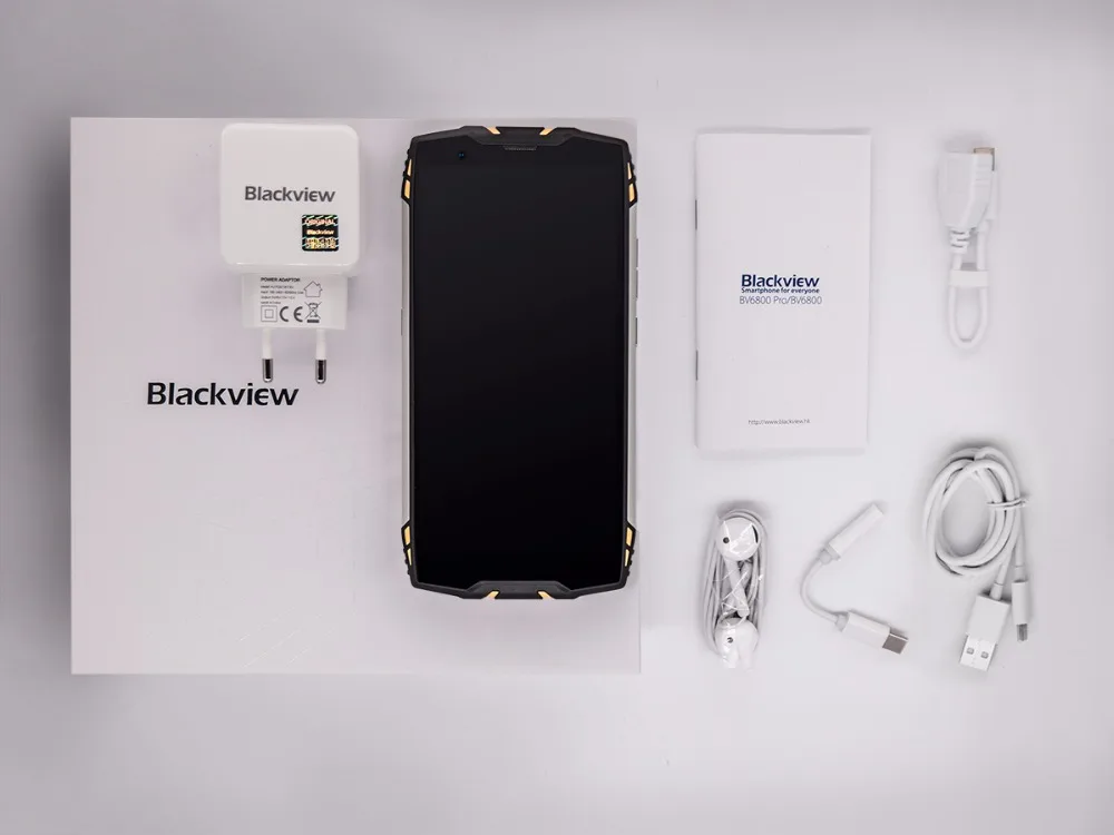 Blackview BV6800 Pro 5 7 "смартфон IP68 Водонепроницаемый MT6750T Восьмиядерный 4 Гб + 64 6580 мАч