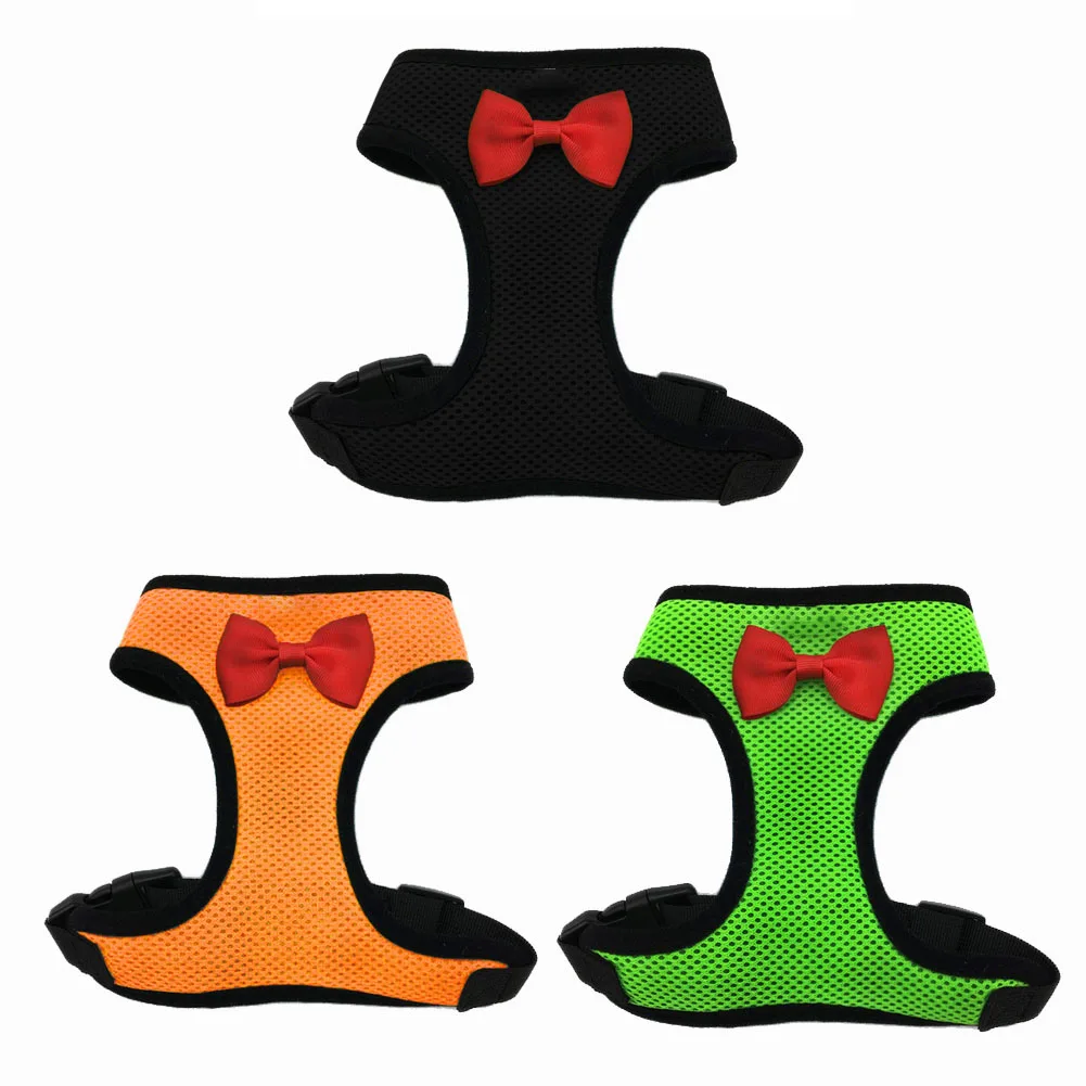 

Walking Safety Chicken Leash For Duck Adjustable Bow Ties Vest Durable Harness Goose Small Pet Elastic Supplies