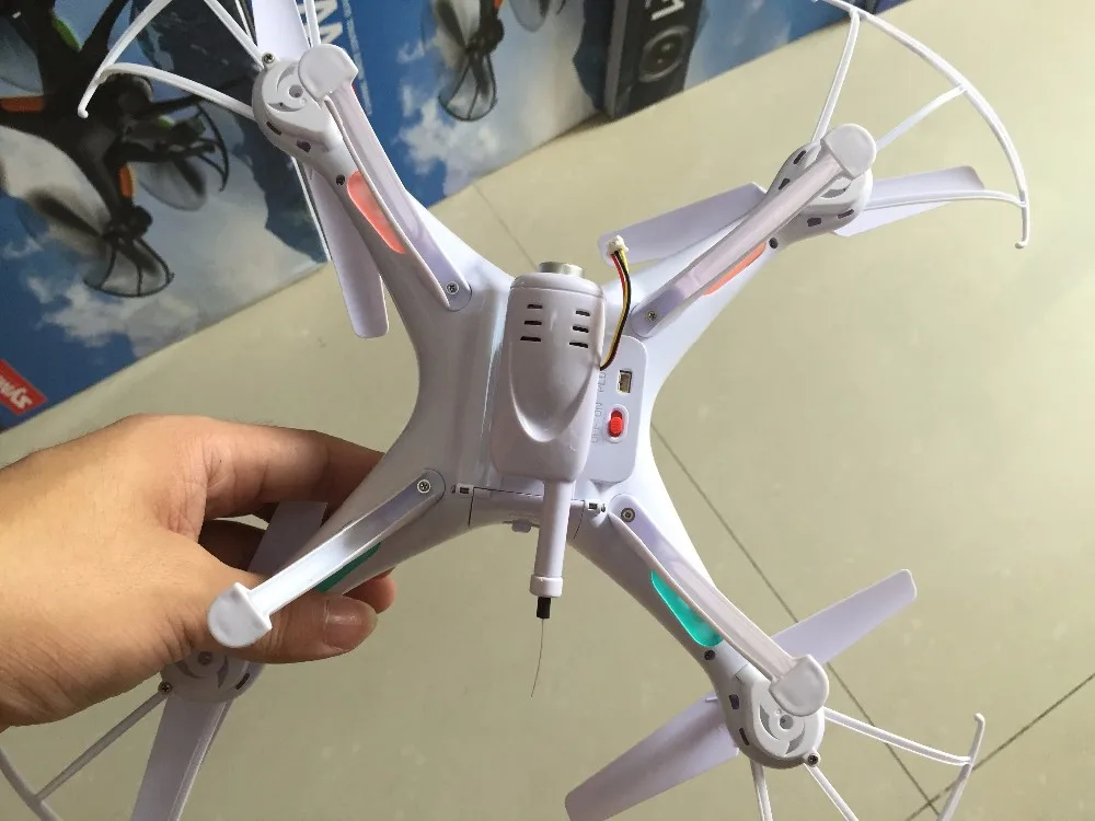 SYMA X5SW/X5SW-1 Дрон с Wi-Fi для квадрокоптера с видом от первого лица Камера Безголовый 6-Axis в реальном времени видео р/у вертолет Квадрокоптер с 5 Батарея