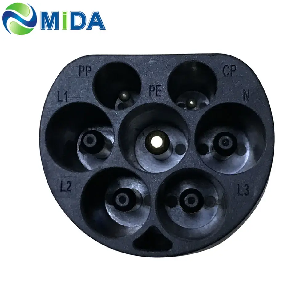 DUOSIDA EV PLUG 16A 32A 3 фазный IEC 62196 2 тип штекерный разъем электрическое автомобильное