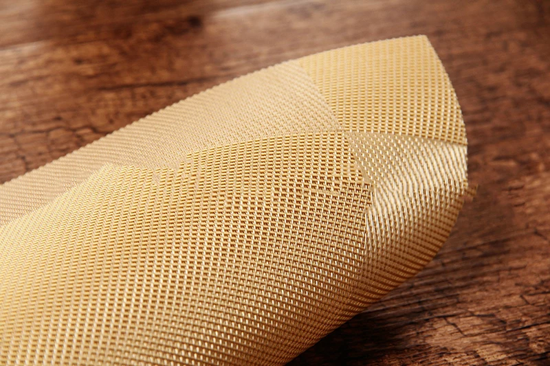 YiHAO 45*30 см коврик зеленый коврик Европейский ПВХ Западный изоляционный Коврик Прямоугольный японский стиль простой Настольный коврик