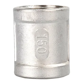 

1 Pc New Nipple 1/2" Female - 1/2" 304 Stainless Steel Threaded Coupling Pipe Fitting NPT P0.05