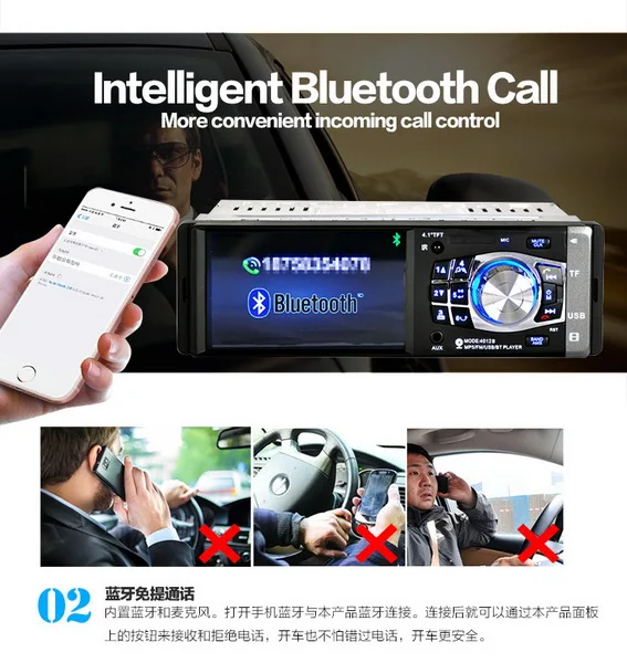 Flash Deal by DHL or Fedex 20pcs 4012B Car Stereo Audio MP5 Player Bluetooth Rear View Camera MP5 Player Single Spindle MP3 Player Radio 3