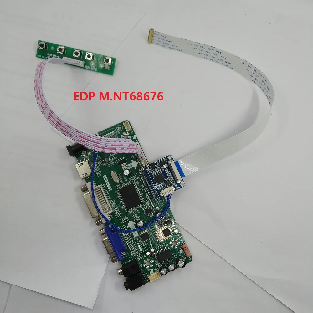 

kit for LP156WF4(SP)(L2) 1920*1080 LCD M.NT68676 Controller board LG display EDP 30pin HDMI VGA Panel Screen DVI 60Hz 15.6" LED