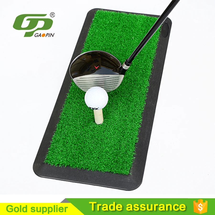 

Mini Golf Swing Mat Practice Chipping and Driving Mat Durable Putting Pad Strong Grip Hitting Mat Outdoor Indoor Training Aids