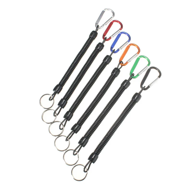 

Boating Fishing Spring Cord Hook Secure Pliers Lip Grips Tackle Tool Lanyard New