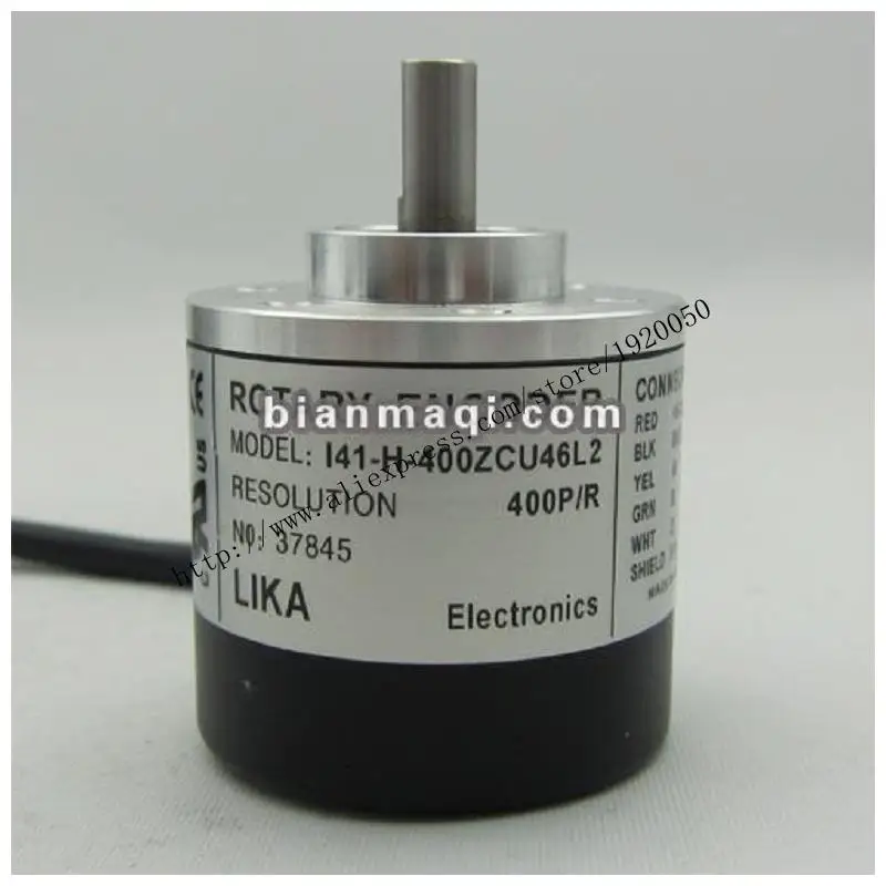 

stock I41-H-400ZCU46L2 LIKA rotary encoder 400 lines 6mm shaft diameter