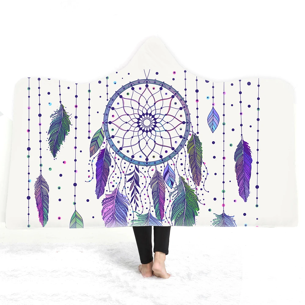 New Arrival Portablethrow Blanket Magic Wearable Hooded Blanket Colorful Dream Catcher Fleece Fabric Sofa Couch Bed Cover Blankets Aliexpress New Arrival Portablethrow Blanket Magic Wearable Hooded Blanket Colorful Dream Catcher Fleece Fabric Sofa Couch Bed Cover Blankets Aliexpress