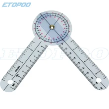 8 дюймов угломер пластиковый транспортир угловой измерительный прибор медицинская линейка ПВХ-линейка 10 шт./лот