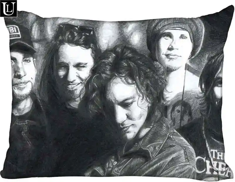 

New Pearl Jam Pillowcase Custom Zippered Rectangle Pillow Cover Cases Size 50x75cm (Two sides) More size 1pcs custom