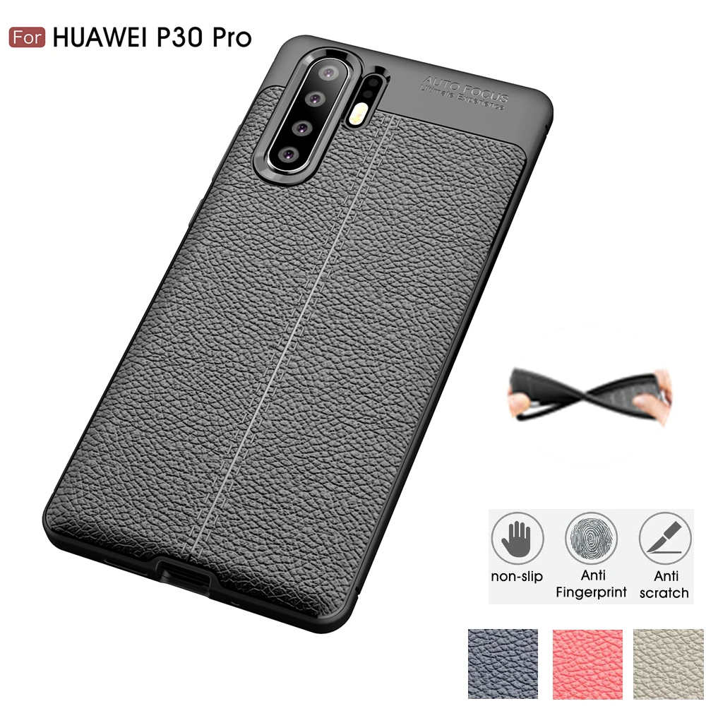 Carbon Fiber Case For Huawei P30 Pro / Huawei P30 Lite Case Soft Cover For P30 P20 Lite Pro Phone Coque Funda Etui Accessory