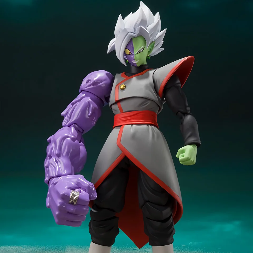 Tronzo Bandai Tamashii нациями Dragon Ball Super Zamasu Potara Ver Goku черный SSJ Розовый ПВХ фигурка модель игрушки