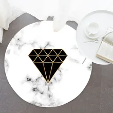 Креативные мраморные полосатые ковры для гостиной tapete para sala спальня компьютерный коврик на стул и на пол геометрический круглый коврик и ковер